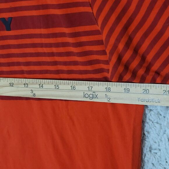 Vintage Oakley Shirt Men's XL Red Striped Logo Portugal 90s Short Sleeve Y2K VTG - Picture 6 of 8
